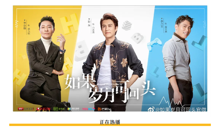 電視(shì)劇(jù)《如果歲月可回頭》正在熱播 電視(shì)劇(jù)《如果歲月可回頭》正在熱播